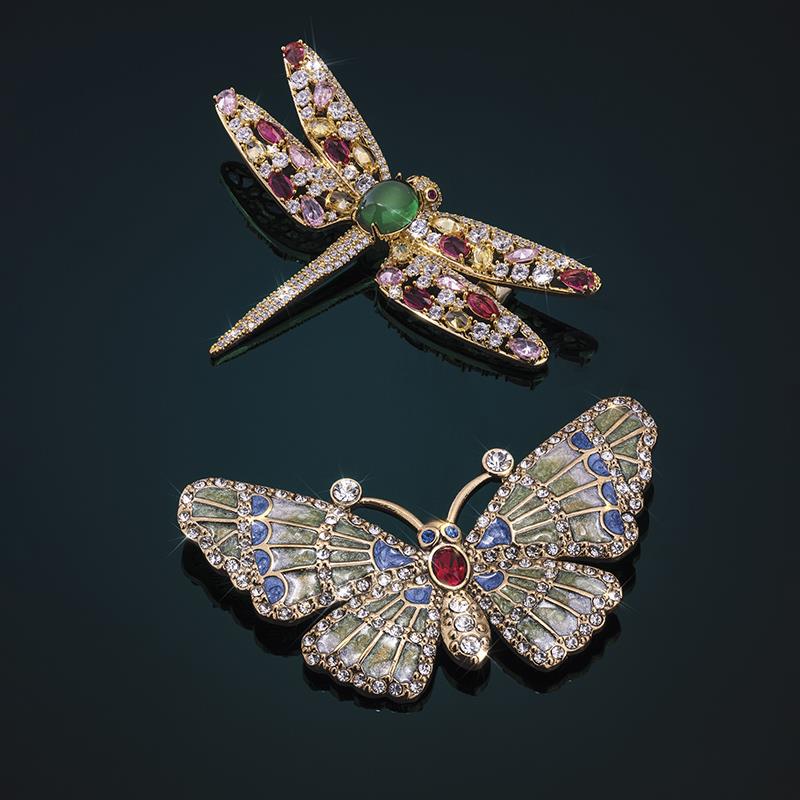 Sparkling Creations Brooches (Set of two)